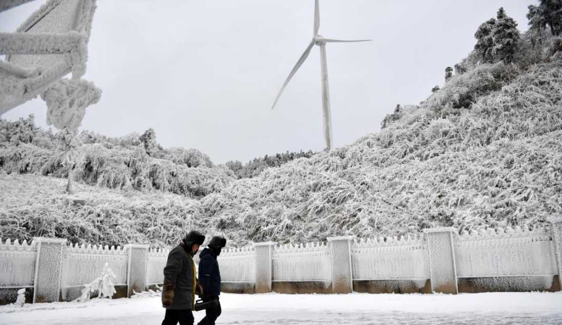海拔1420米，電力“哨兵”風(fēng)雪中守護(hù)萬家燈火