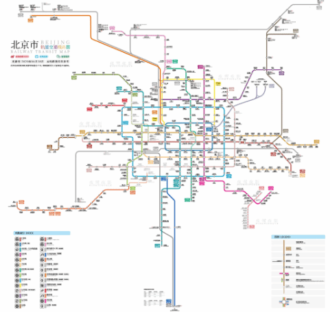 北京市轨道交通线网规划公开 总规模约2683公里