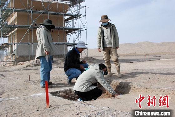 圖為敦煌莫高窟崖頂天王堂遺址考古發(fā)掘項(xiàng)目現(xiàn)場(chǎng)。(資料圖) 敦煌研究院供圖