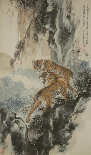 張大千等縱跨400多年名家書(shū)畫(huà)作品在山西展出