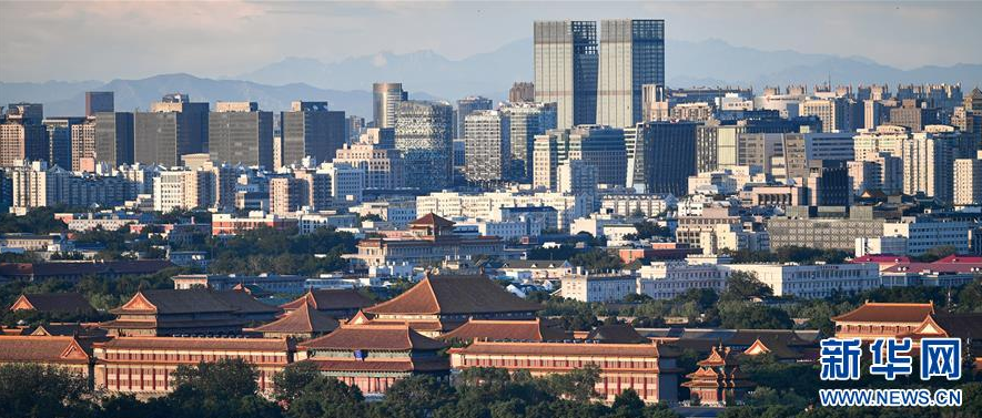 這是5月23日拍攝的北京城區(qū)。新華社記者 孟鼎博 攝